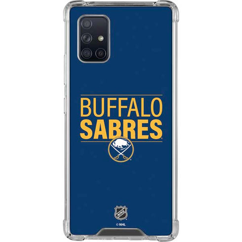 NHL Buffalo Sabres Lineup Galaxy A71 5G Clear Case