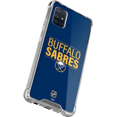 NHL Buffalo Sabres Lineup Galaxy A71 5G Clear Case