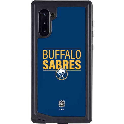 NHL Buffalo Sabres Lineup Galaxy Note 10 Waterproof Case