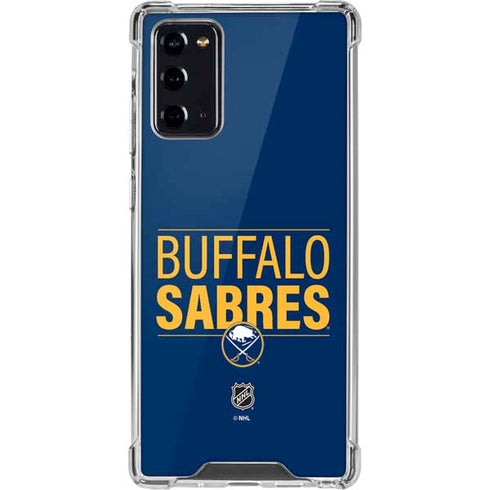 NHL Buffalo Sabres Lineup Galaxy Note20 5G Clear Case
