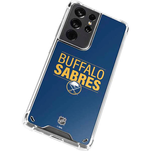 NHL Buffalo Sabres Lineup Galaxy S21 Ultra 5G Clear Case