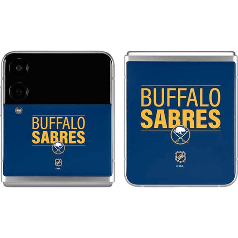 NHL Buffalo Sabres Lineup Galaxy Z Flip4 5G Skin