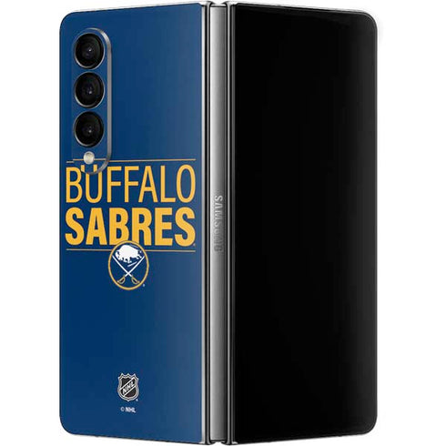 NHL Buffalo Sabres Lineup Galaxy Z Fold4 5G Skin