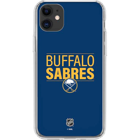 NHL Buffalo Sabres Lineup iPhone 11 Clear Case