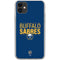 NHL Buffalo Sabres Lineup iPhone 11 Clear Case