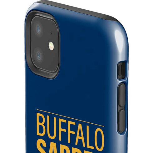 NHL Buffalo Sabres Lineup iPhone 11 Impact Case