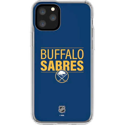 NHL Buffalo Sabres Lineup iPhone 11 Pro Clear Case