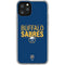 NHL Buffalo Sabres Lineup iPhone 11 Pro Clear Case