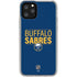 NHL Buffalo Sabres Lineup iPhone 11 Pro Clear Case