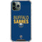 NHL Buffalo Sabres Lineup iPhone 11 Pro Max Clear Case