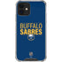 NHL Buffalo Sabres Lineup iPhone 12 Mini Clear Case