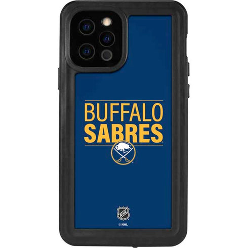 NHL Buffalo Sabres Lineup iPhone 12 Pro Waterproof Case