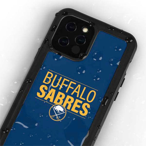 NHL Buffalo Sabres Lineup iPhone 12 Pro Waterproof Case
