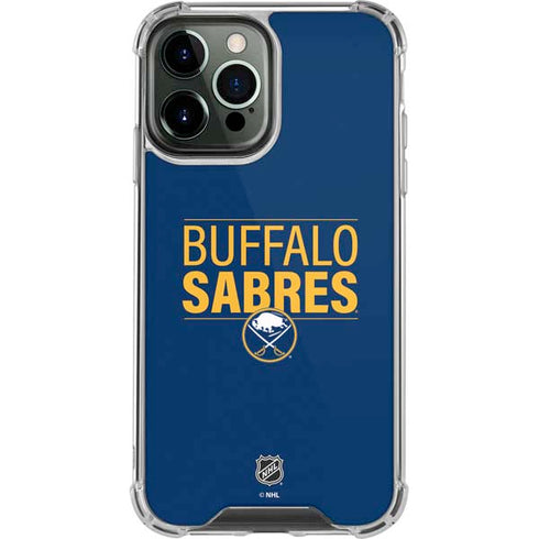 NHL Buffalo Sabres Lineup iPhone 14 Pro Max Clear Case
