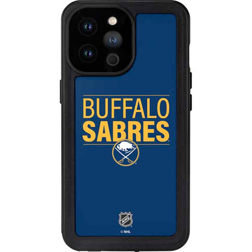 NHL Buffalo Sabres Lineup iPhone 14 Pro Max Waterproof Case
