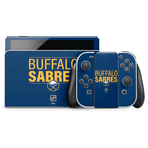 NHL Buffalo Sabres Lineup Nintendo Switch OLED (2021) Skin