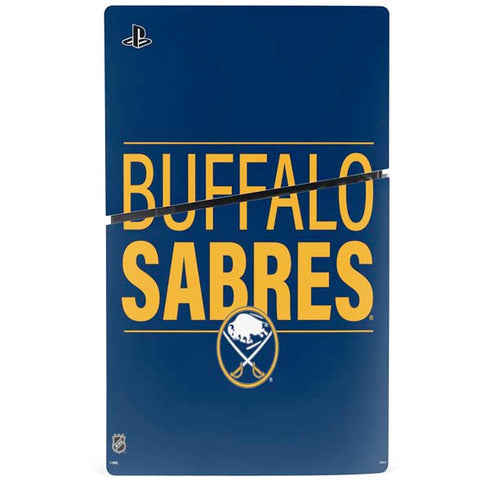 NHL Buffalo Sabres Lineup PS5 Slim Digital Edition Console Skin