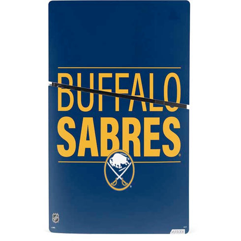 NHL Buffalo Sabres Lineup PS5 Slim Digital Edition Console Skin