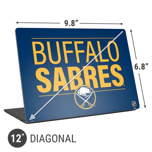 NHL Buffalo Sabres Lineup Universal Laptop 12in (9.8 x 6.8in) Skin