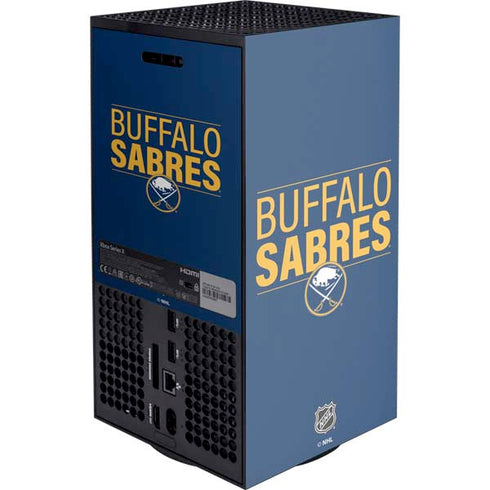 NHL Buffalo Sabres Lineup Xbox Series X Console Skin