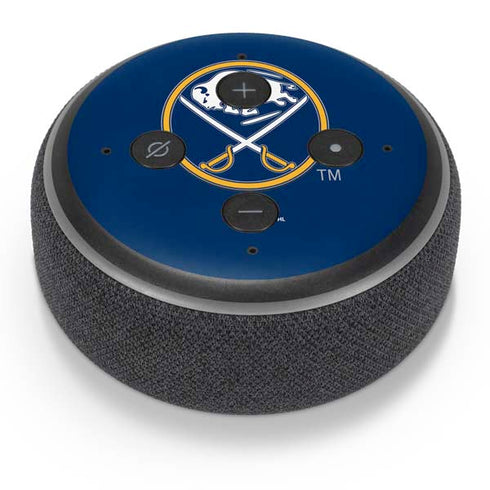 NHL Buffalo Sabres Solid Background Amazon Echo Dot Skin