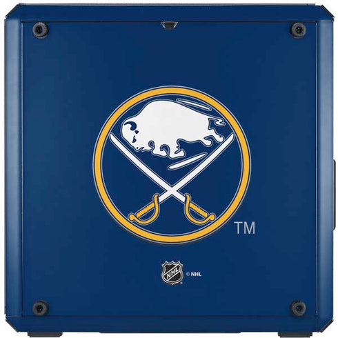 NHL Buffalo Sabres Solid Background Cooler Master MasterBox Q300L Mini Tower Skin