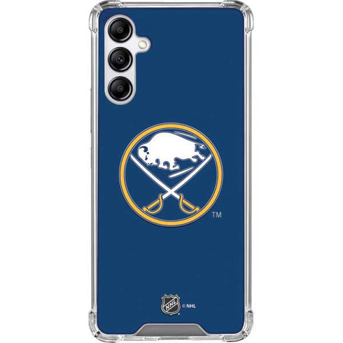 NHL Buffalo Sabres Solid Background Galaxy A14 5G Clear Case