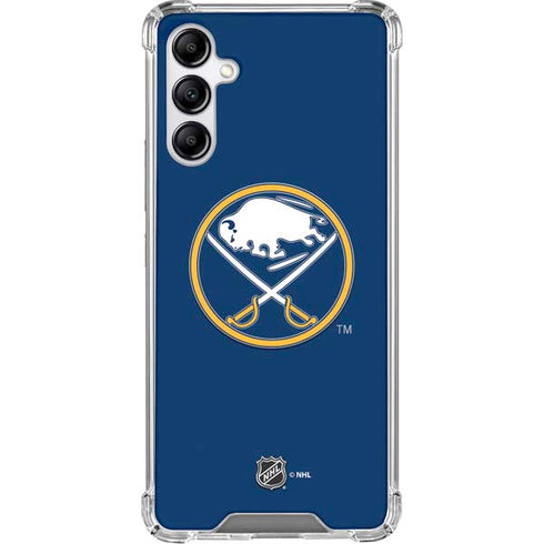 NHL Buffalo Sabres Solid Background Galaxy A15 5G Clear Case
