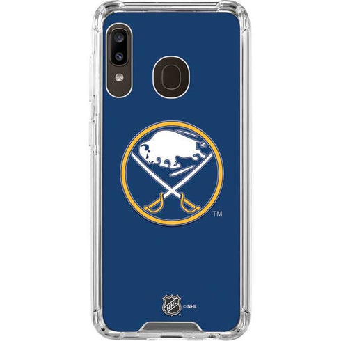 NHL Buffalo Sabres Solid Background Galaxy A30 Clear Case