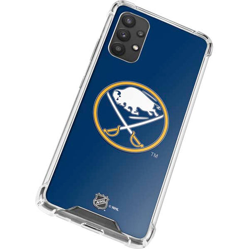 NHL Buffalo Sabres Solid Background Galaxy A32 5G Clear Case