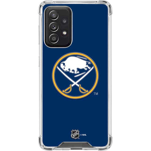 NHL Buffalo Sabres Solid Background Galaxy A52 5G Clear Case