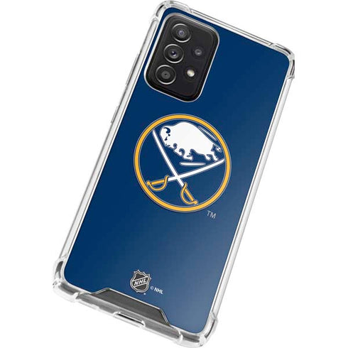 NHL Buffalo Sabres Solid Background Galaxy A52 5G Clear Case