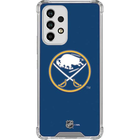 NHL Buffalo Sabres Solid Background Galaxy A53 5G Clear Case