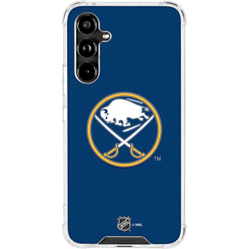 NHL Buffalo Sabres Solid Background Galaxy A54 5G Clear Case