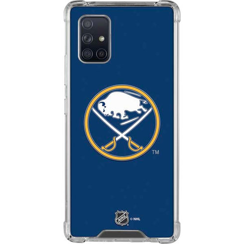 NHL Buffalo Sabres Solid Background Galaxy A71 5G Clear Case