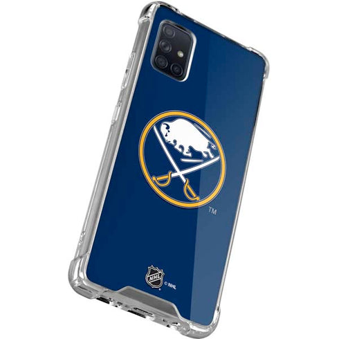 NHL Buffalo Sabres Solid Background Galaxy A71 5G Clear Case