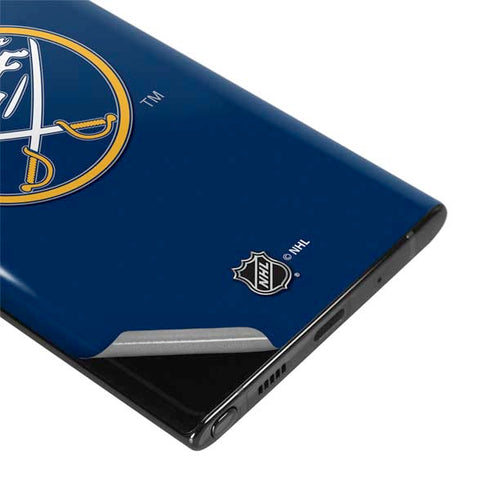 NHL Buffalo Sabres Solid Background Galaxy Note 10 Skin