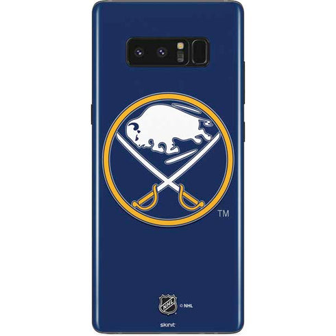 NHL Buffalo Sabres Solid Background Galaxy Note 8 Skin