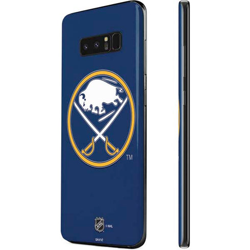 NHL Buffalo Sabres Solid Background Galaxy Note 8 Skin