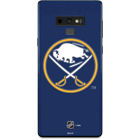 NHL Buffalo Sabres Solid Background Galaxy Note 9 Skin