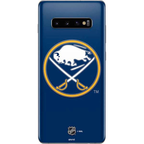 NHL Buffalo Sabres Solid Background Galaxy S10 Plus Skin