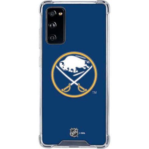 NHL Buffalo Sabres Solid Background Galaxy S20 FE Clear Case