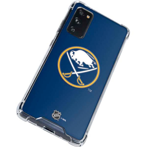 NHL Buffalo Sabres Solid Background Galaxy S20 FE Clear Case