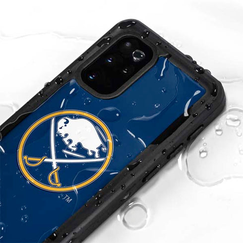 NHL Buffalo Sabres Solid Background Galaxy S20 Plus Waterproof Case