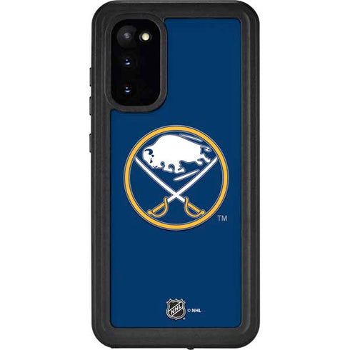 NHL Buffalo Sabres Solid Background Galaxy S20 Waterproof Case