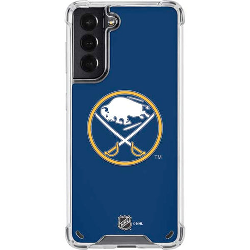 NHL Buffalo Sabres Solid Background Galaxy S21 5G Clear Case