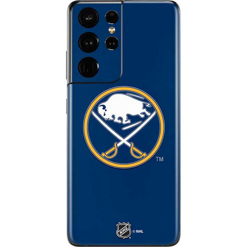 NHL Buffalo Sabres Solid Background Galaxy S21 Ultra 5G Skin
