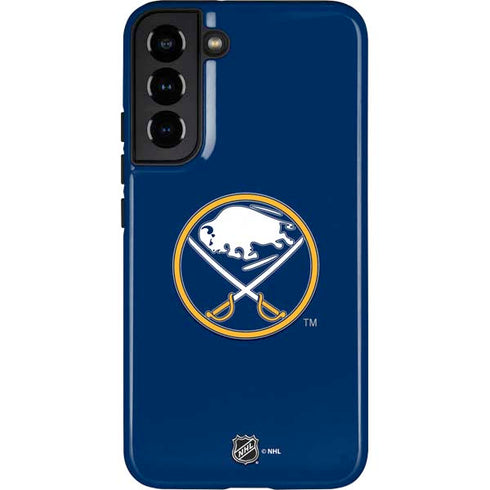 NHL Buffalo Sabres Solid Background Galaxy S22 Plus Pro Case