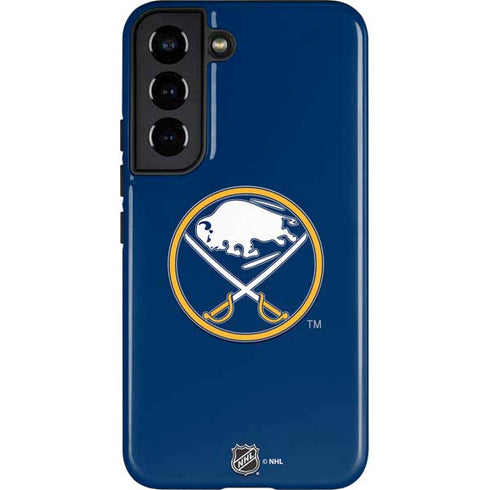 NHL Buffalo Sabres Solid Background Galaxy S22 Pro Case