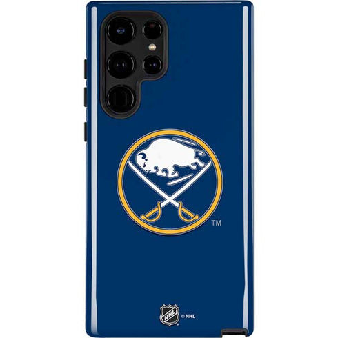 NHL Buffalo Sabres Solid Background Galaxy S22 Ultra Pro Case